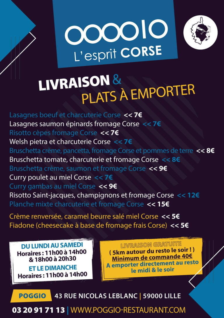 Livraison & emporter