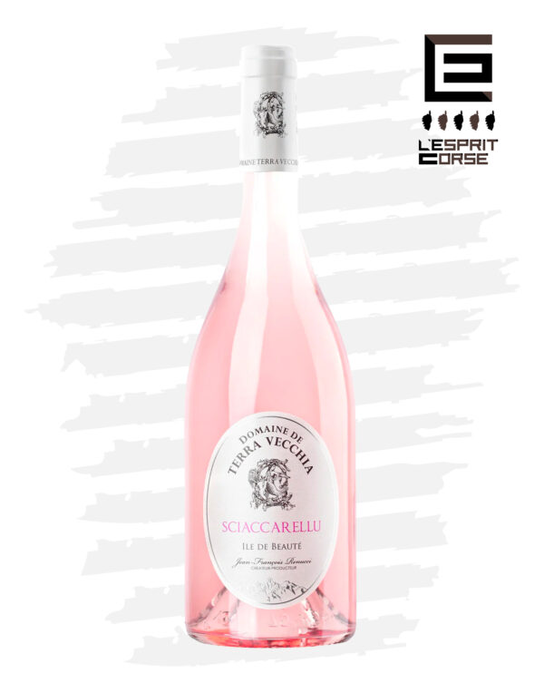 Un vin rosé du domaine Terra vecchia IGP CORSE