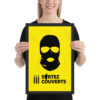 Affiche premium encadrée Ribellu Jaune – Image 3