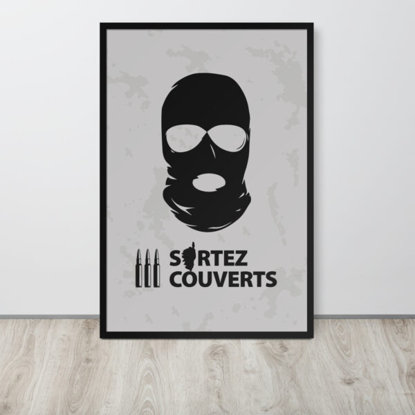 Affiche encadrée Ribellu Corse