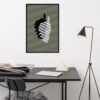Affiche encadrée Abstract Puzzle Marron – Image 3