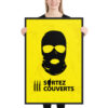 Affiche premium encadrée Ribellu Jaune – Image 5