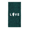 Serviette de plage verte Amore – Image 5