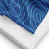 Serviette de plage bleue Amore – Image 2