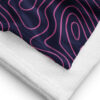 Serviette de plage violette Amore – Image 2