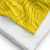 Serviette de plage jaune Amore – Image 2
