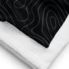 Serviette de plage noire Amore – Image 2