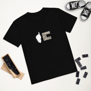 T-shirt en coton bio enfant comme des corses