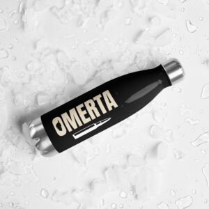 Gobelet Omerta noir inoxydable
