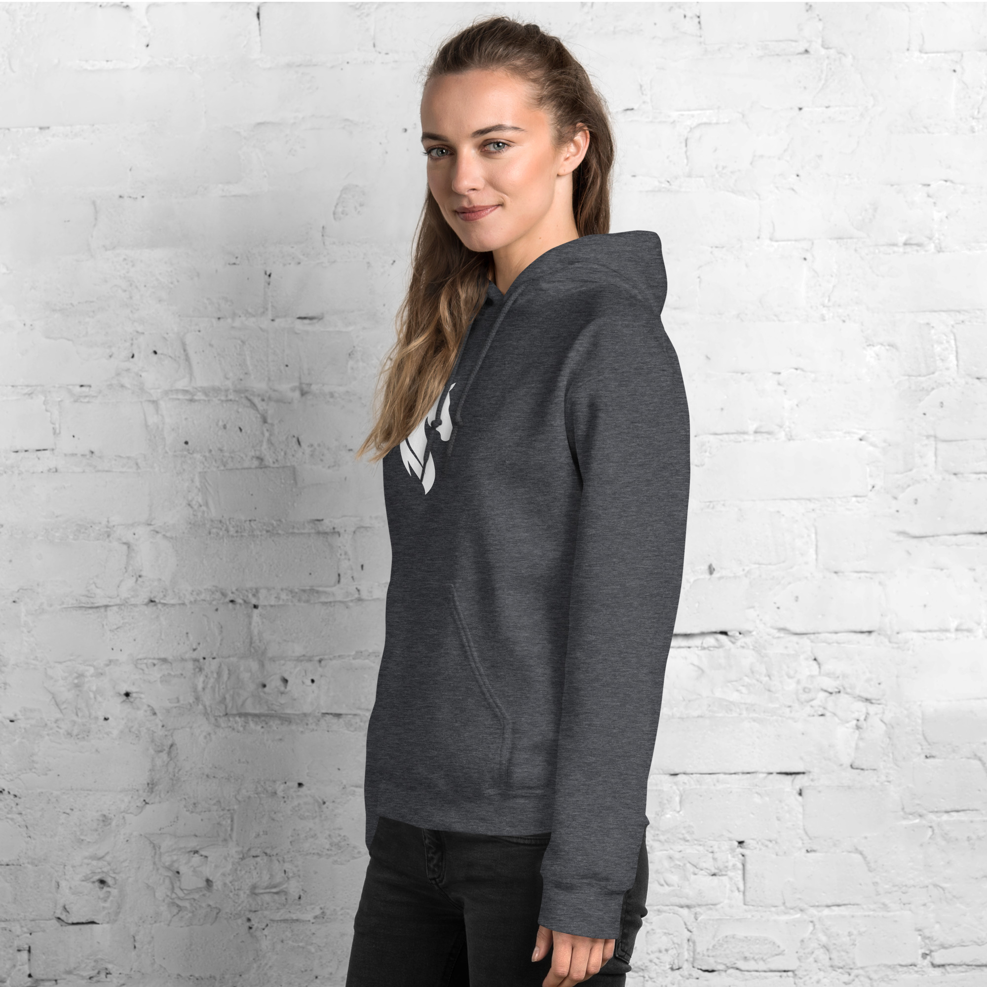 Sweat à capuche Jumping Blanc – Image 16