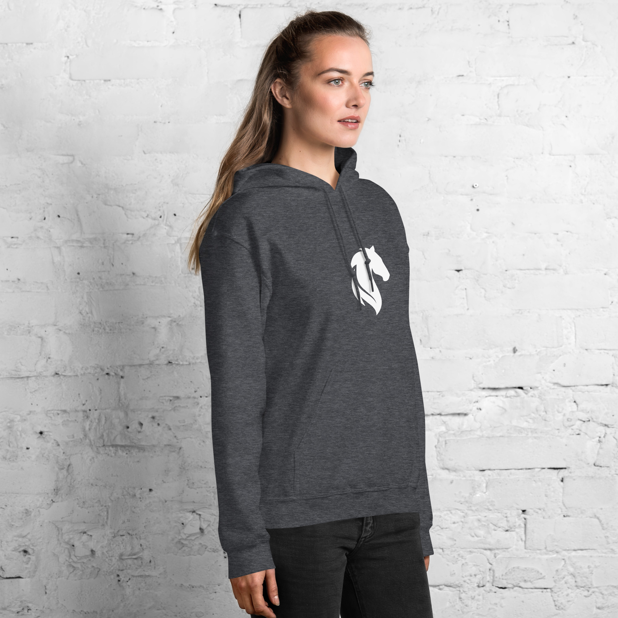 Sweat à capuche Jumping Blanc – Image 17