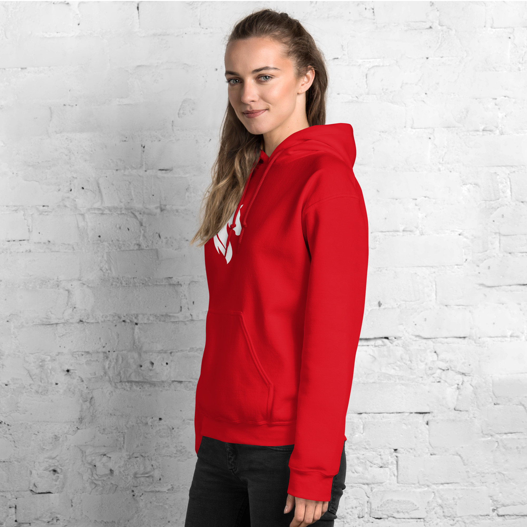 Sweat à capuche Jumping Blanc – Image 12