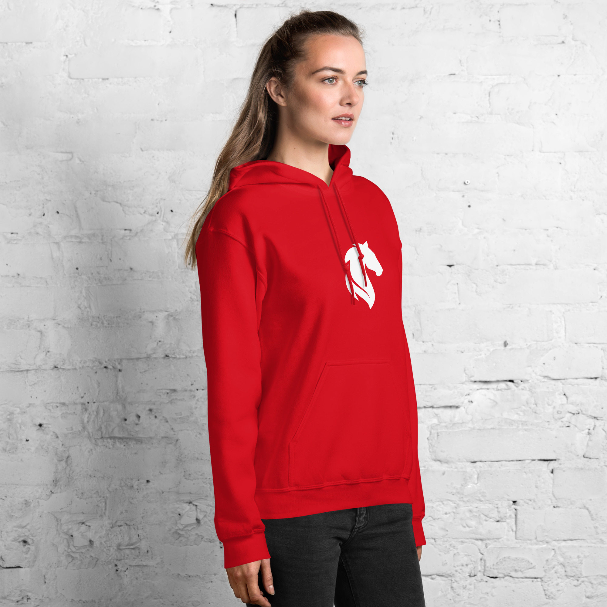 Sweat à capuche Jumping Blanc – Image 13