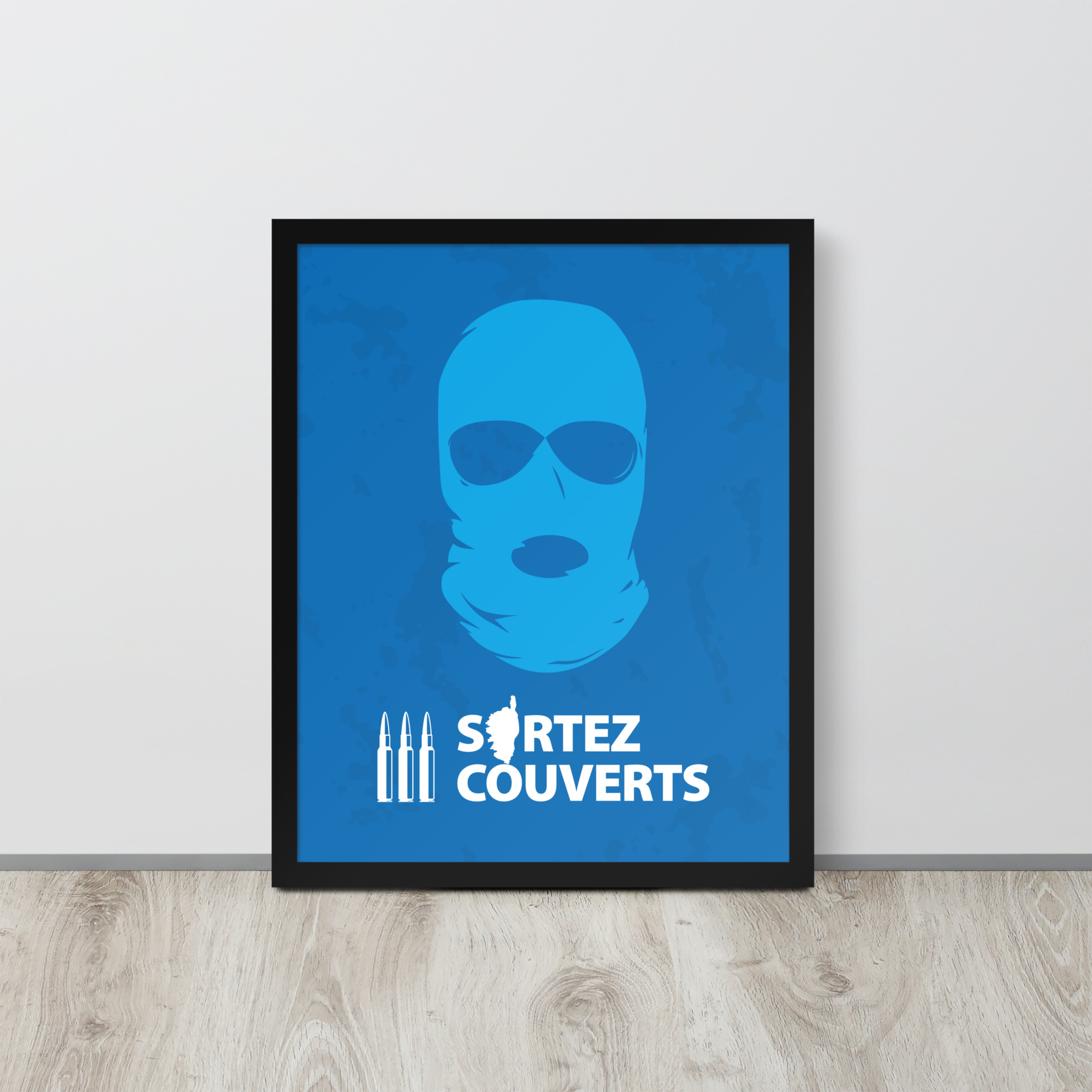 Affiche encadrée Ribellu Corse Blue – Image 4