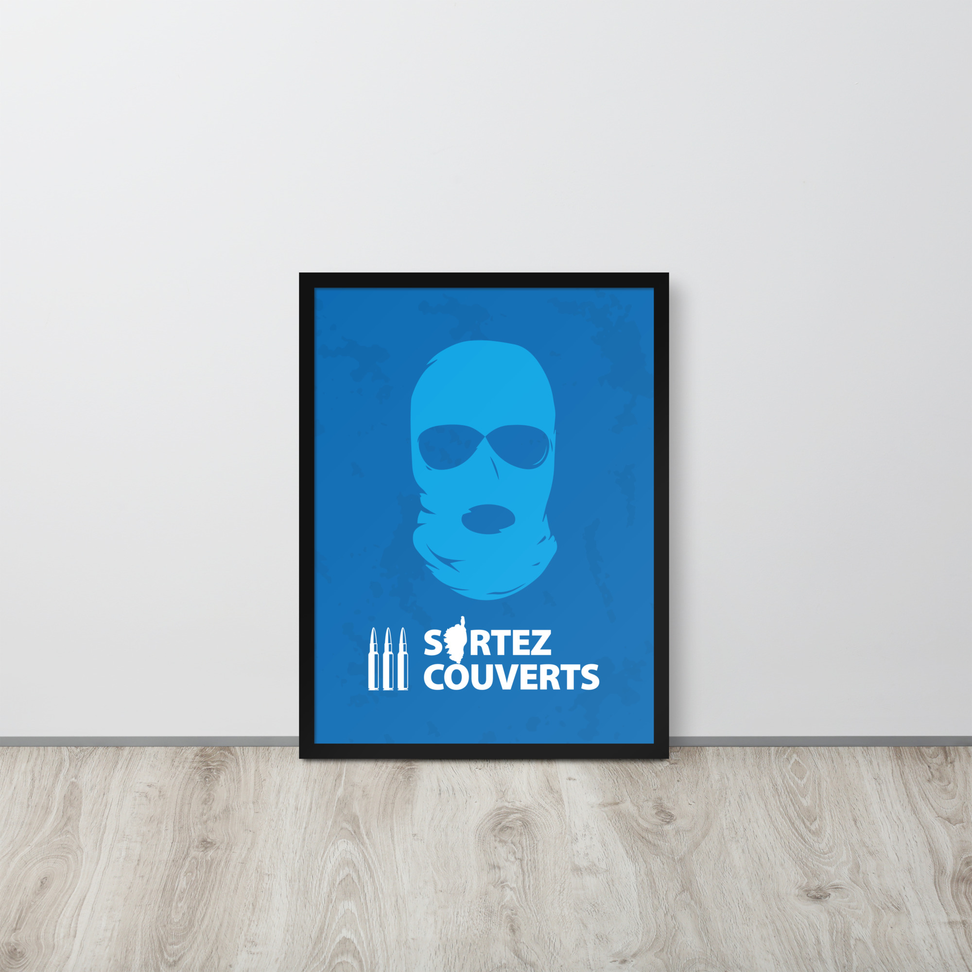 Affiche encadrée Ribellu Corse Blue – Image 5