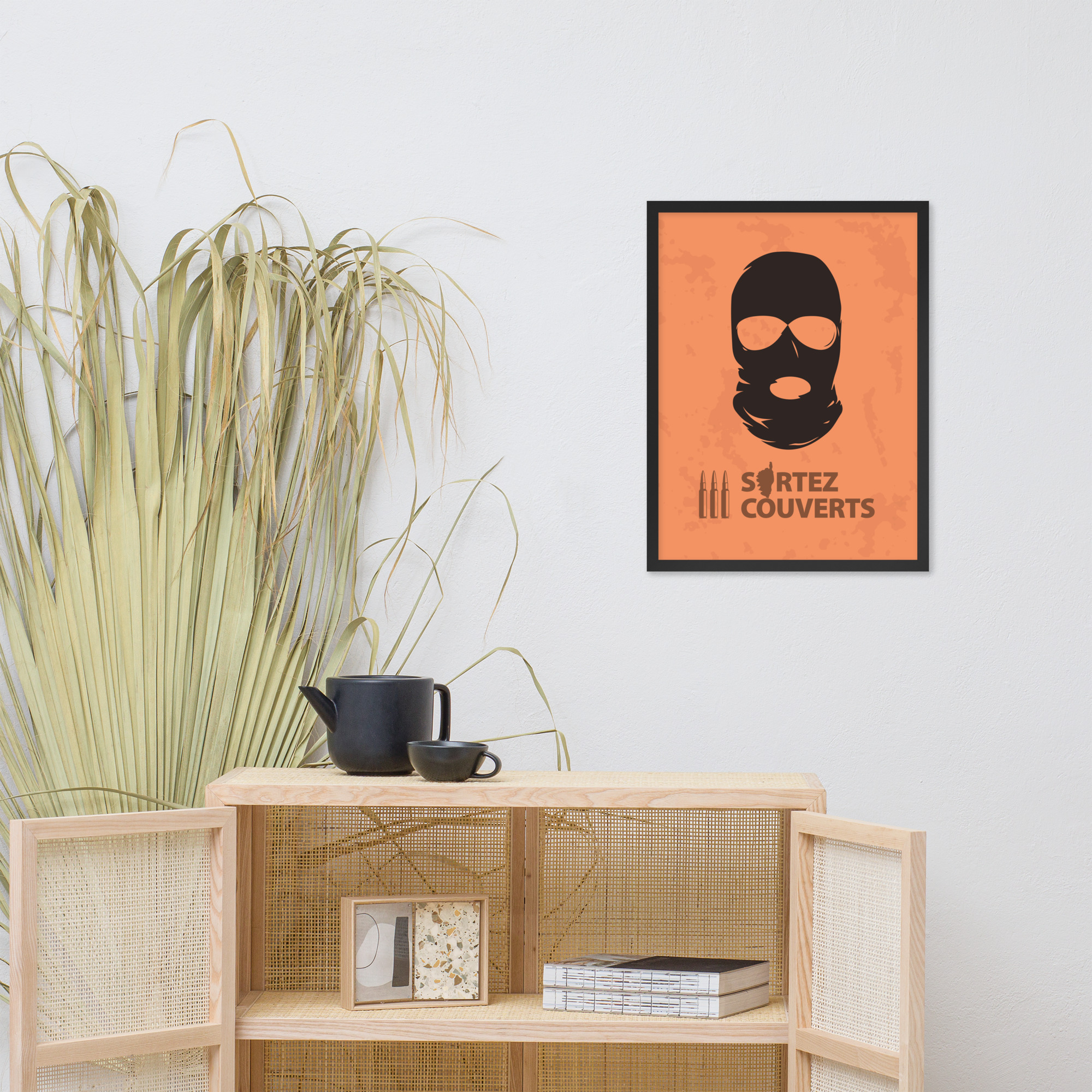 Affiche encadrée Ribellu Corse Orange – Image 5