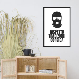 Affiche encadrée TRAD R. Corsica WB