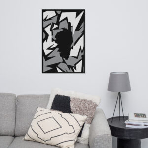 Affiche encadrée Abstract Puzzle Corse ( BGW )