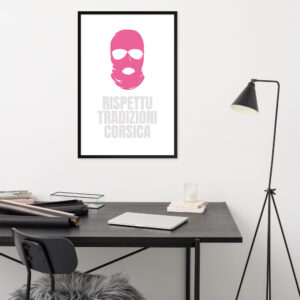 Affiche encadrée TRAD R. Corsica WPG