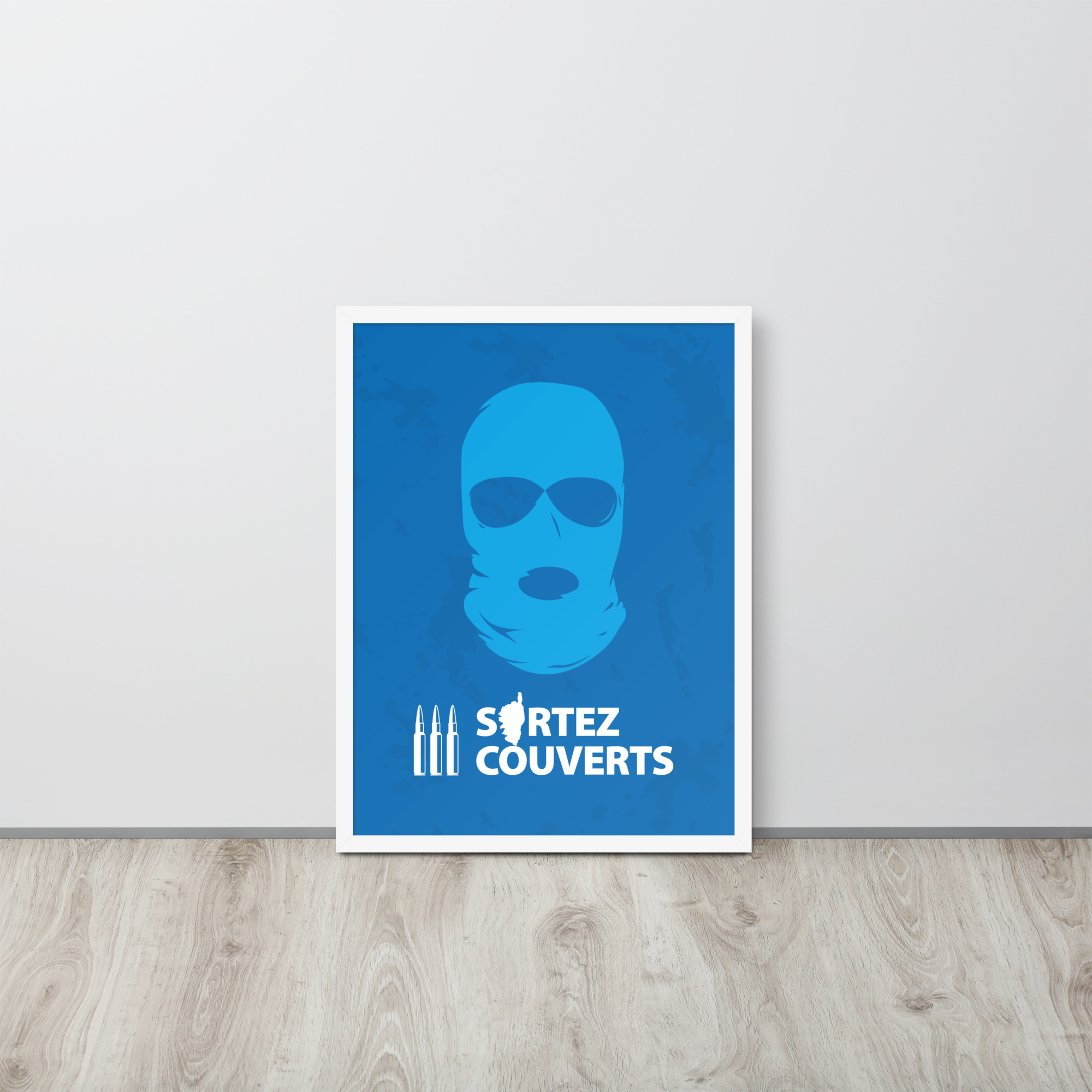 Affiche encadrée Ribellu Corse Blue – Image 9