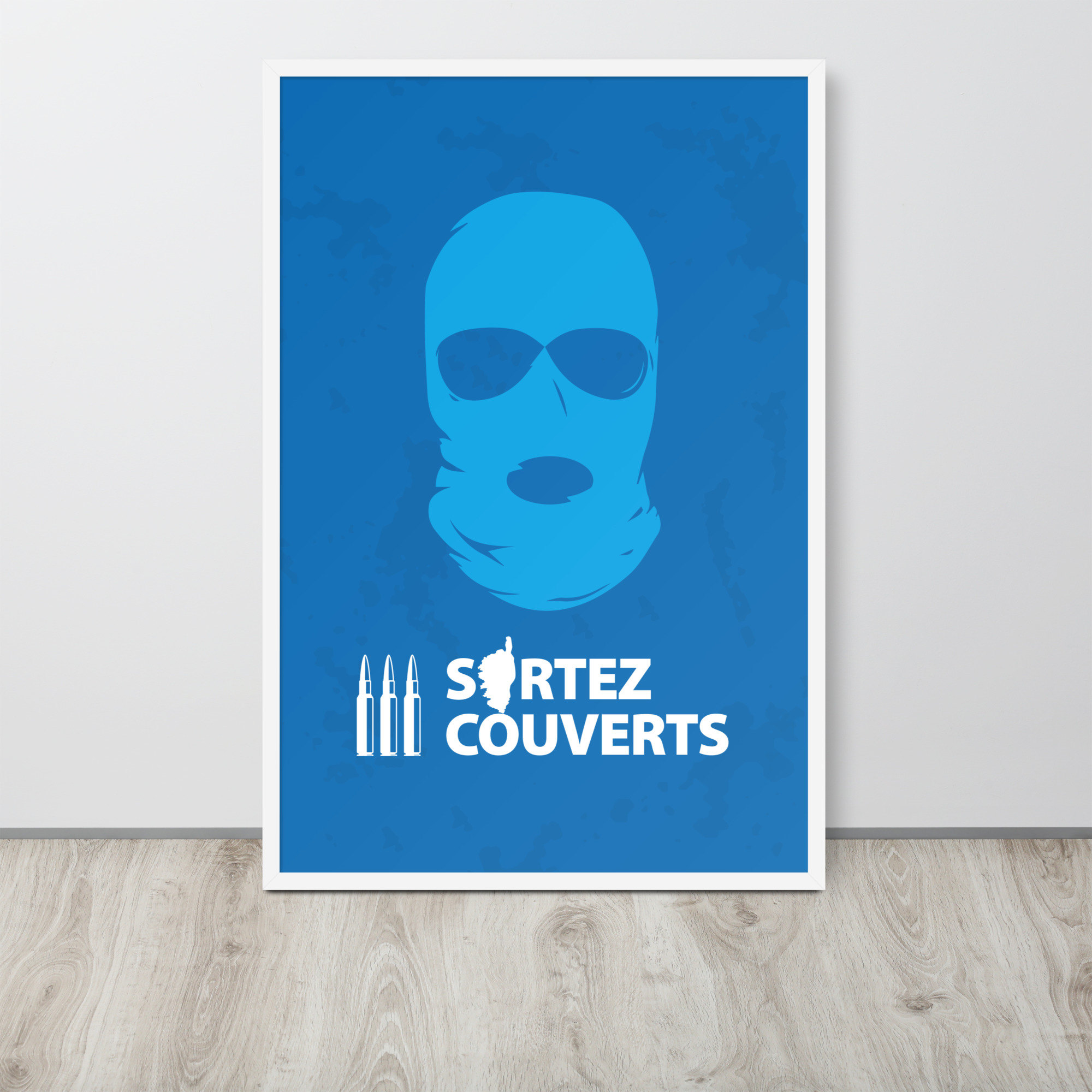 Affiche encadrée Ribellu Corse Blue – Image 10