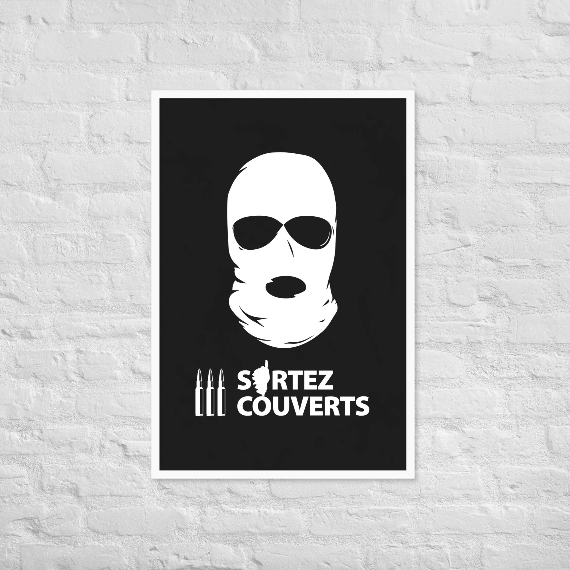 Affiche encadrée Ribellu Corse Black – Image 10