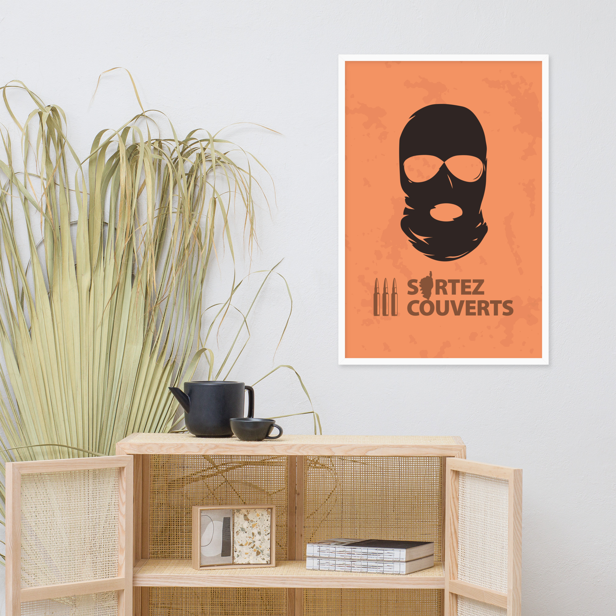 Affiche encadrée Ribellu Corse Orange – Image 10