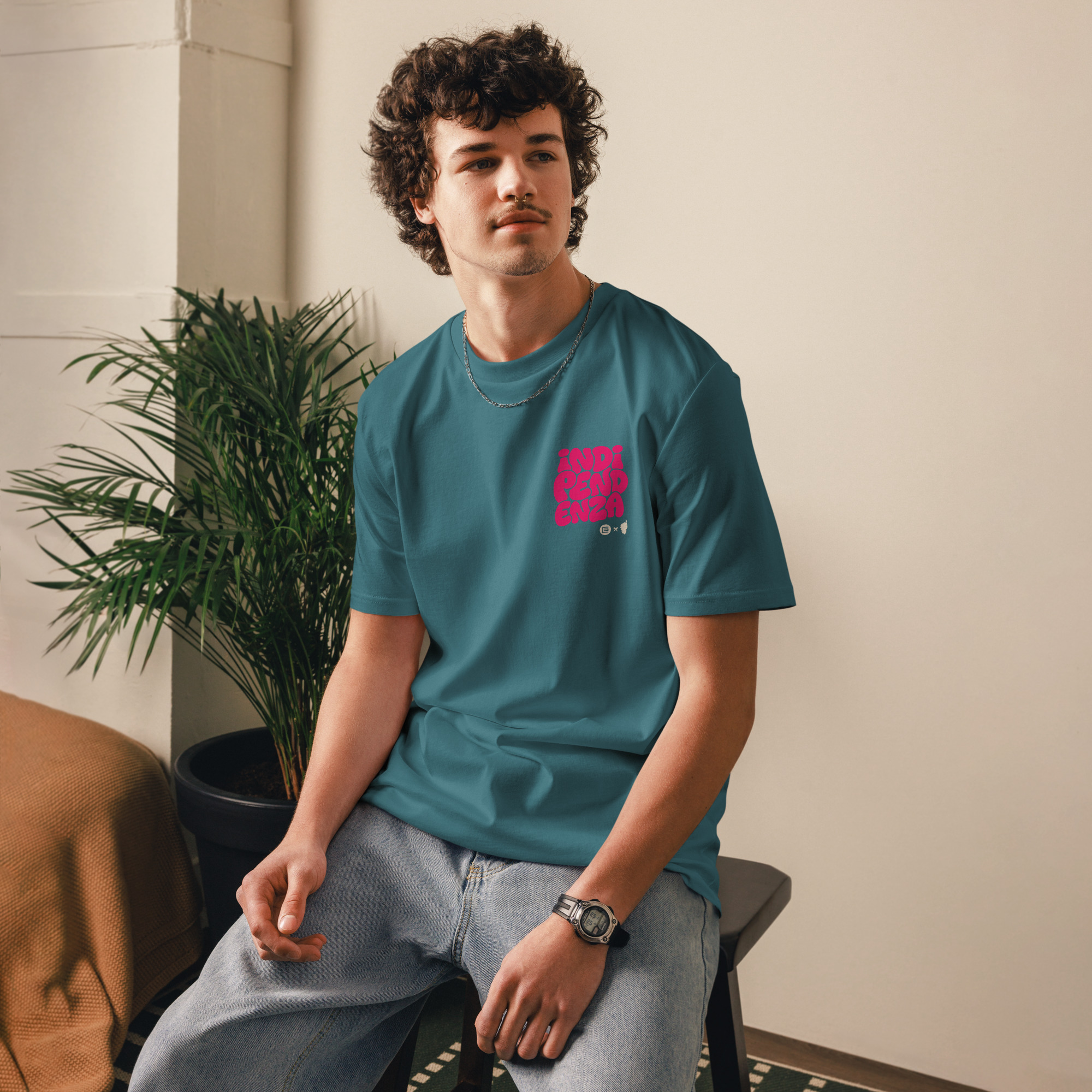 T-shirt bio Indipendenza BV-PINK
