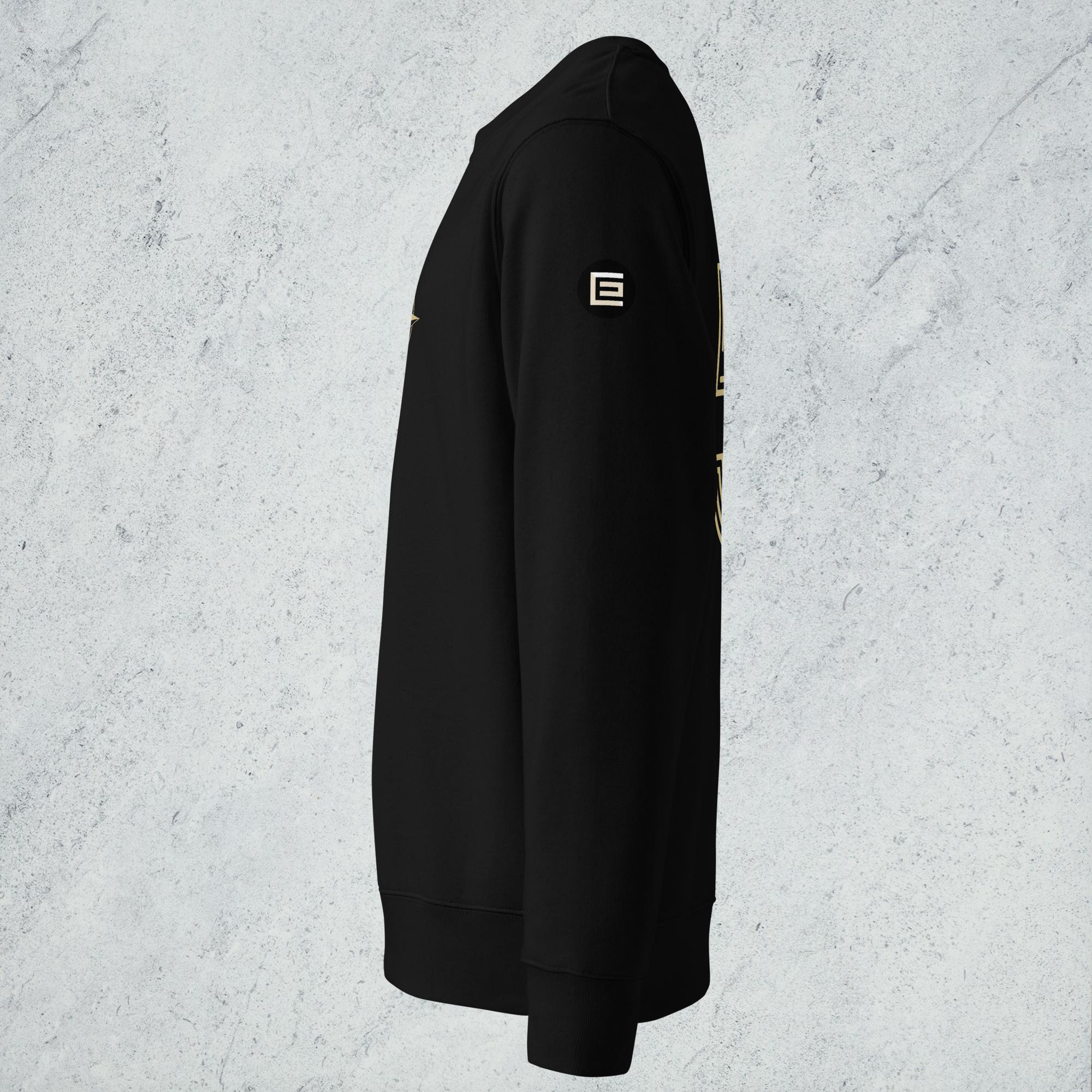 Sweat éco-resp. unisexe 50 Croix Black – Image 3