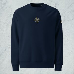 Sweat éco-resp. unisexe 50 Croix Marine