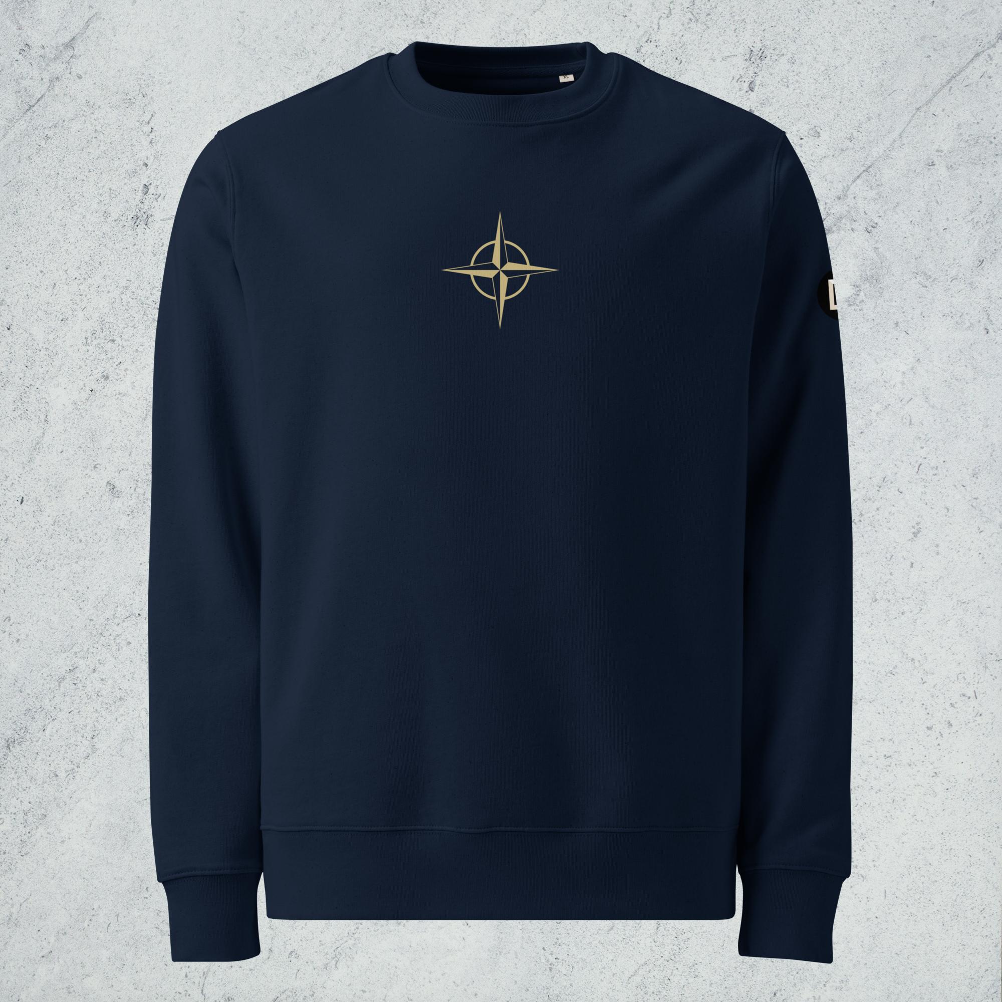 Sweat éco-resp. unisexe 50 Croix Marine