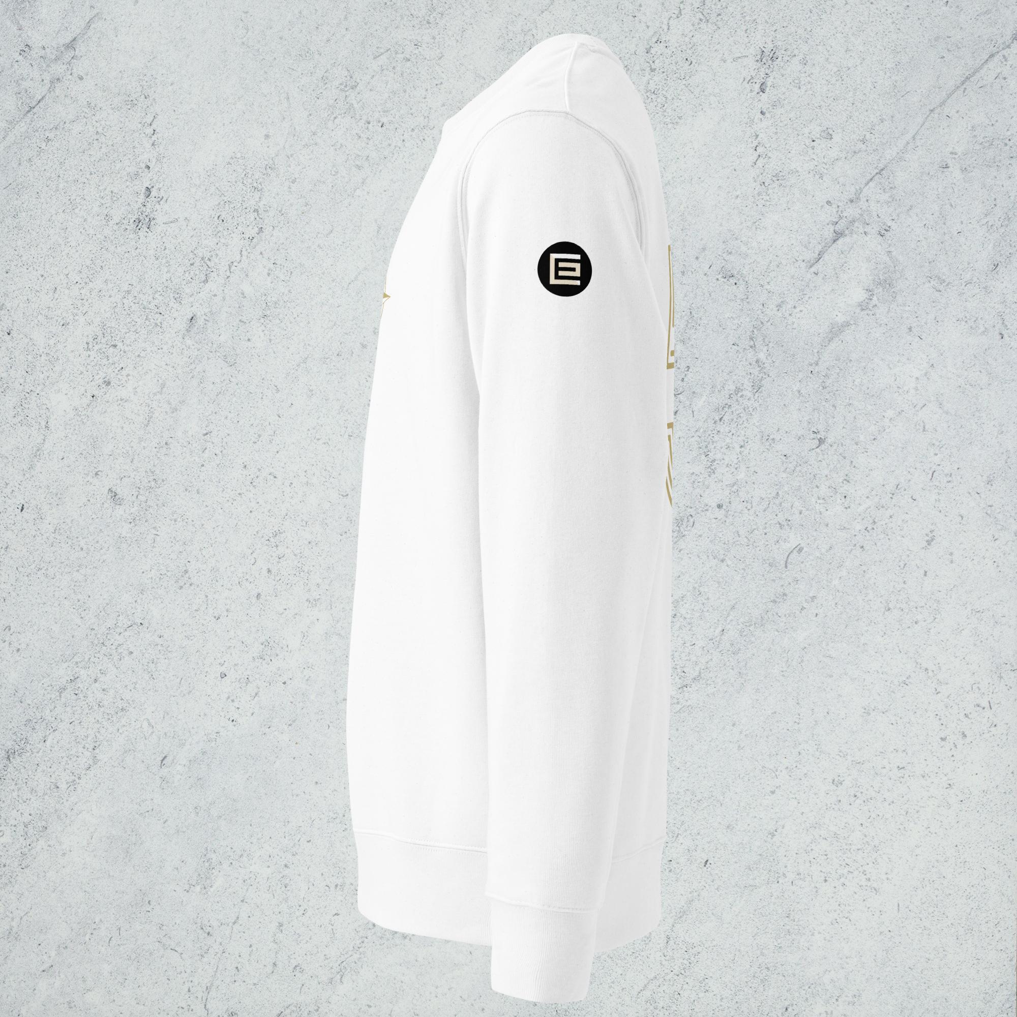 Sweat éco-resp. unisexe 50 Croix White – Image 3