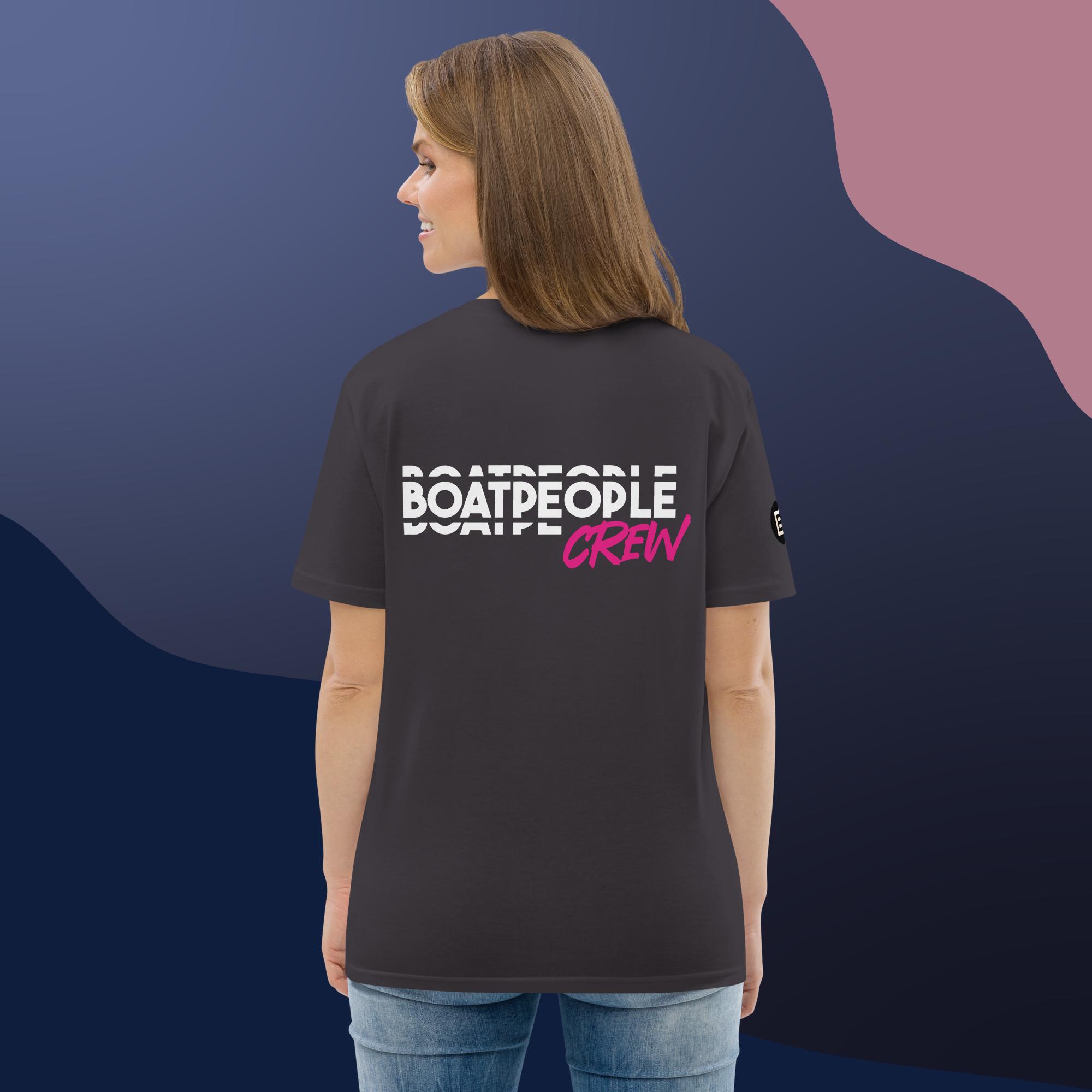 T-shirt unisexe bio BoatPeople 2026 Gris – Image 3