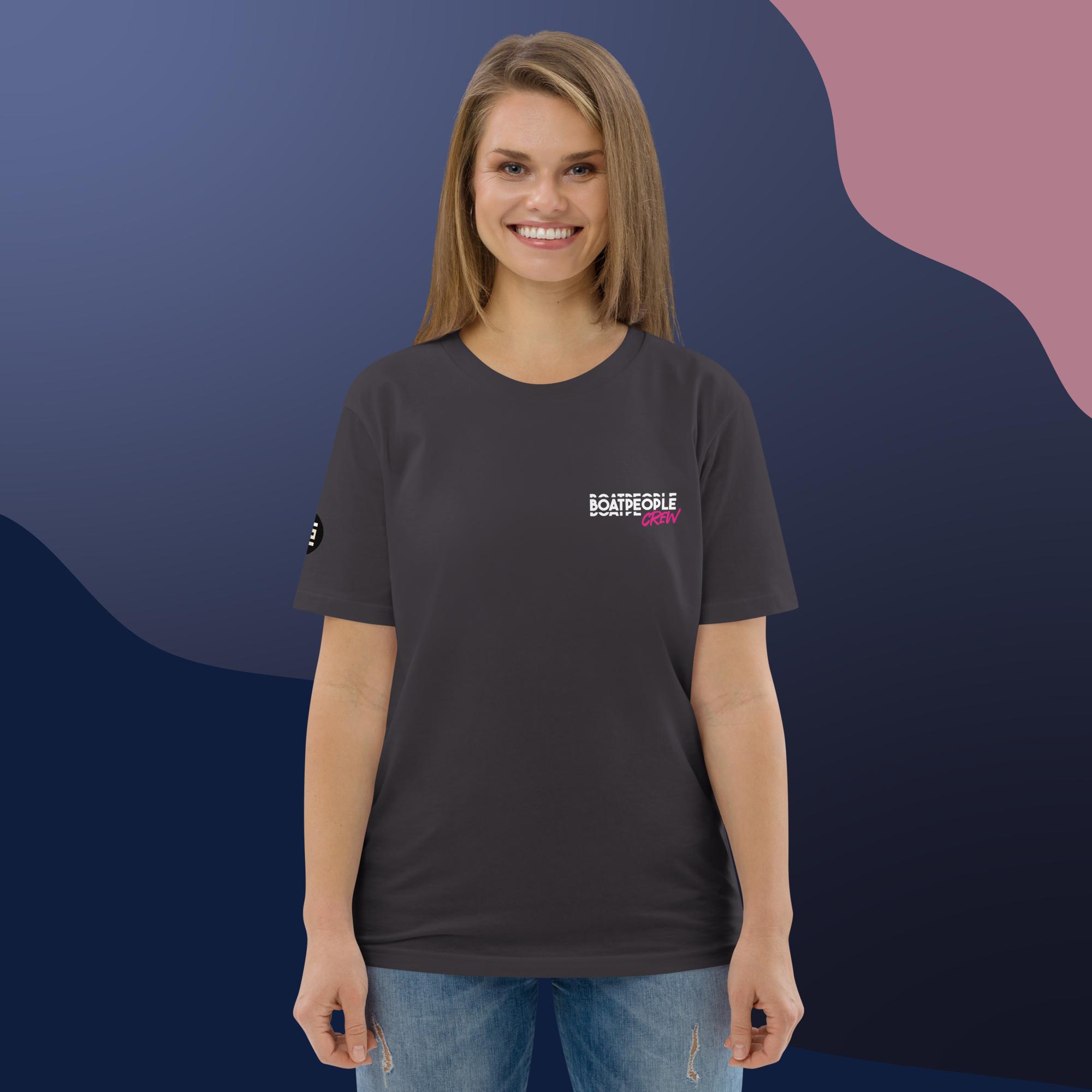 T-shirt unisexe bio BoatPeople 2026 Gris