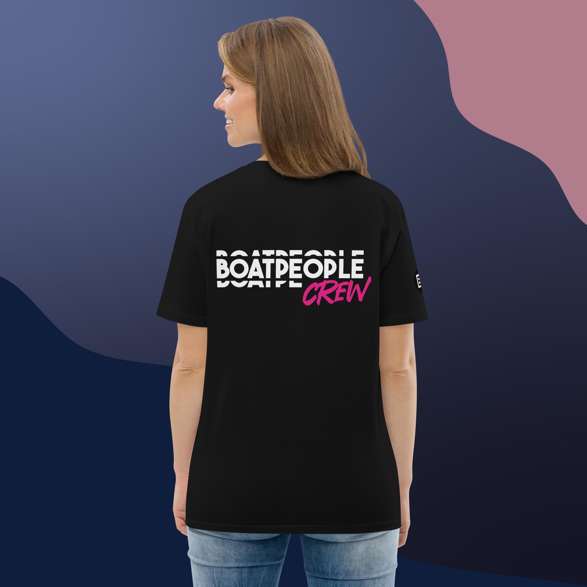 T-shirt unisexe bio BoatPeople 2026 Black – Image 9