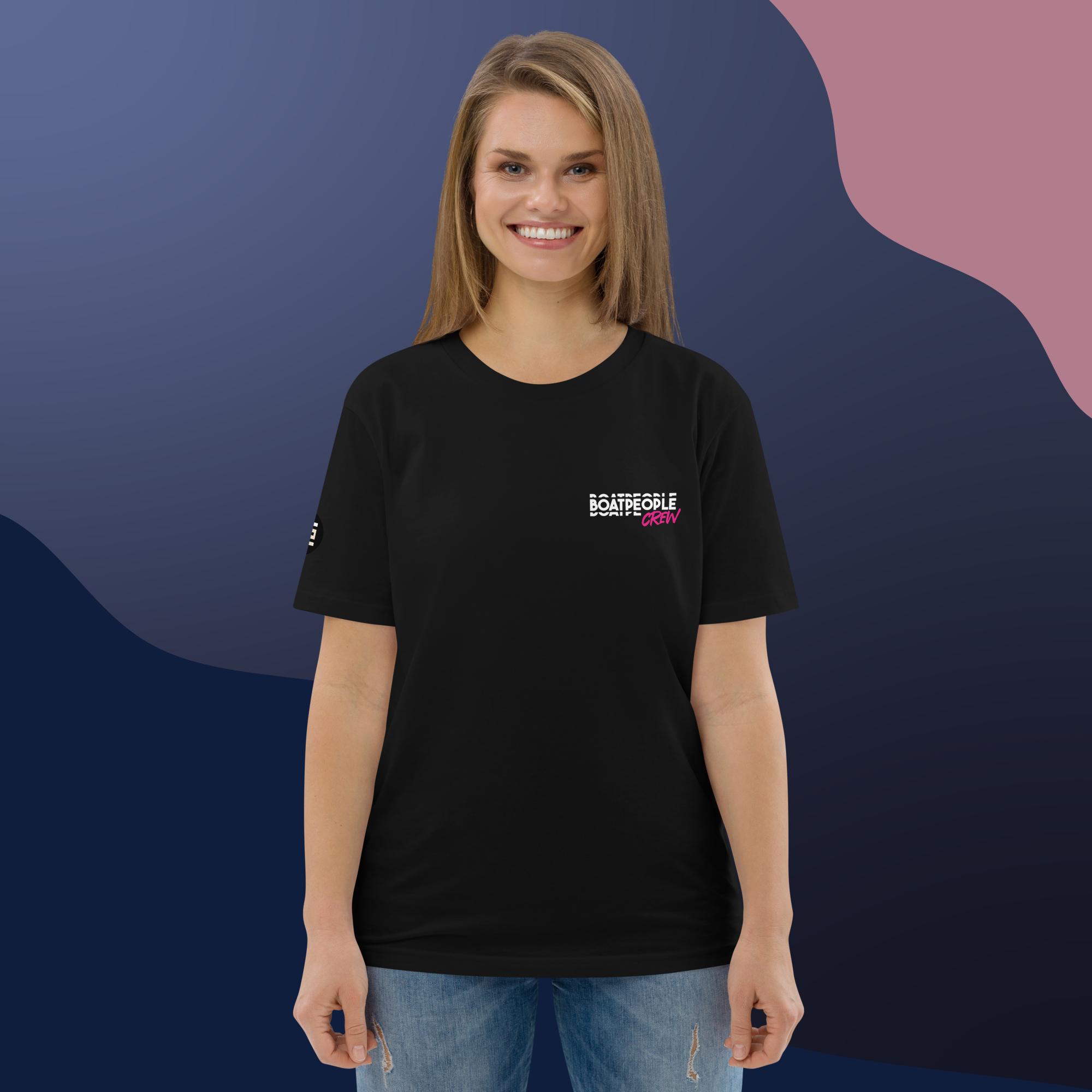 T-shirt unisexe bio BoatPeople 2026 Black