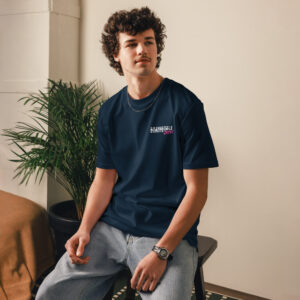 T-shirt bio flocage coeur et dos BoatPeople Ma