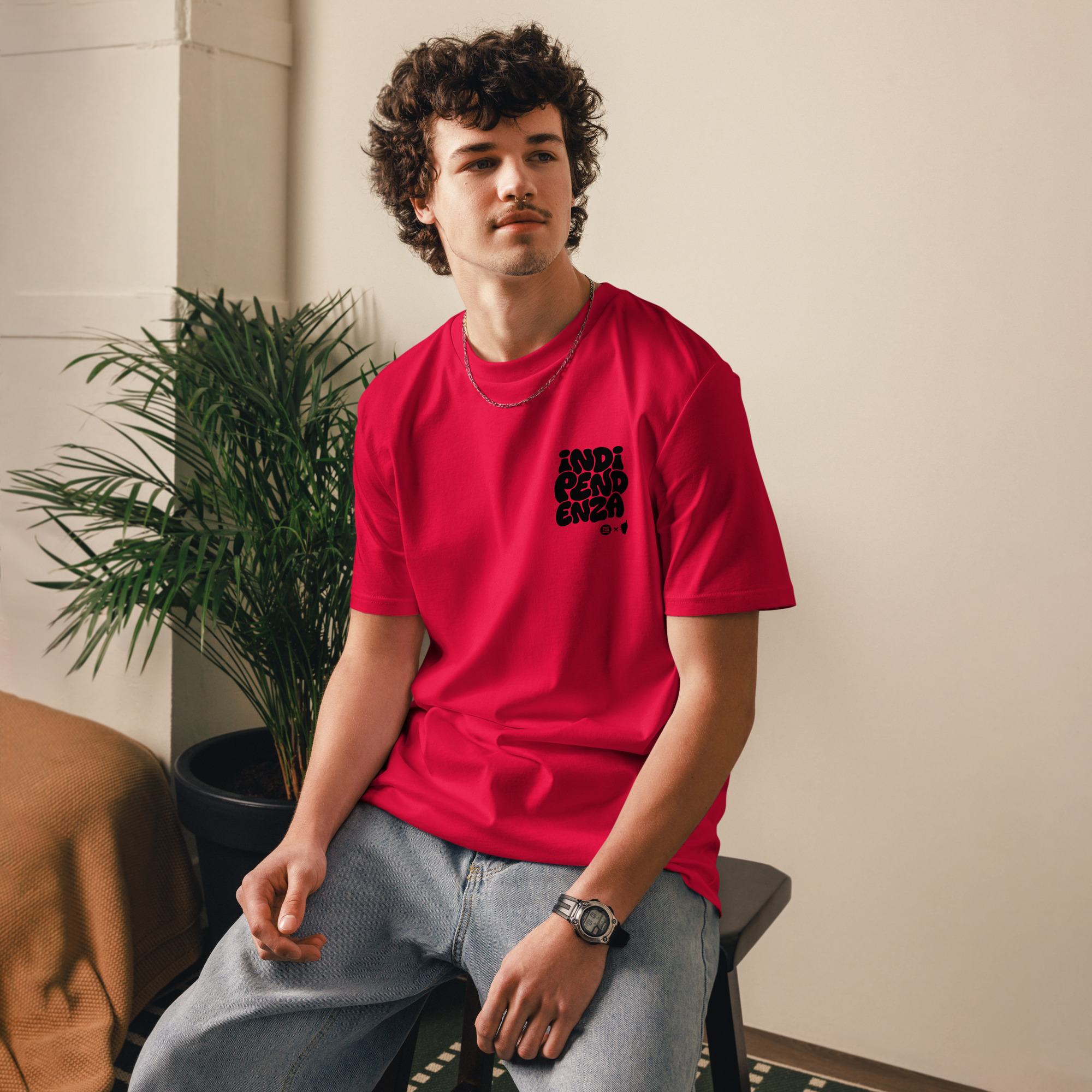 T-shirt bio Indipendenza R-BLK
