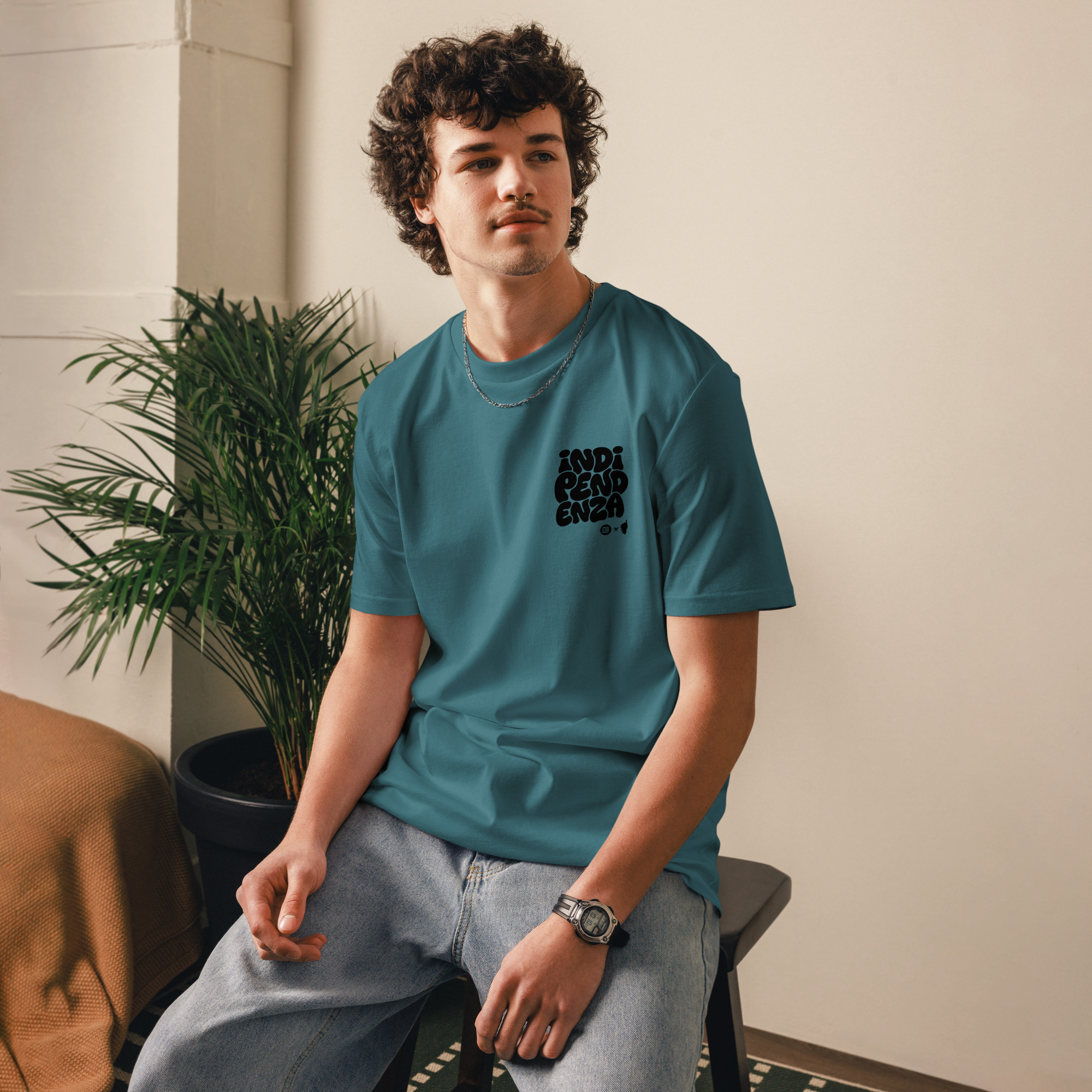 T-shirt bio Indipendenza BV-BLK