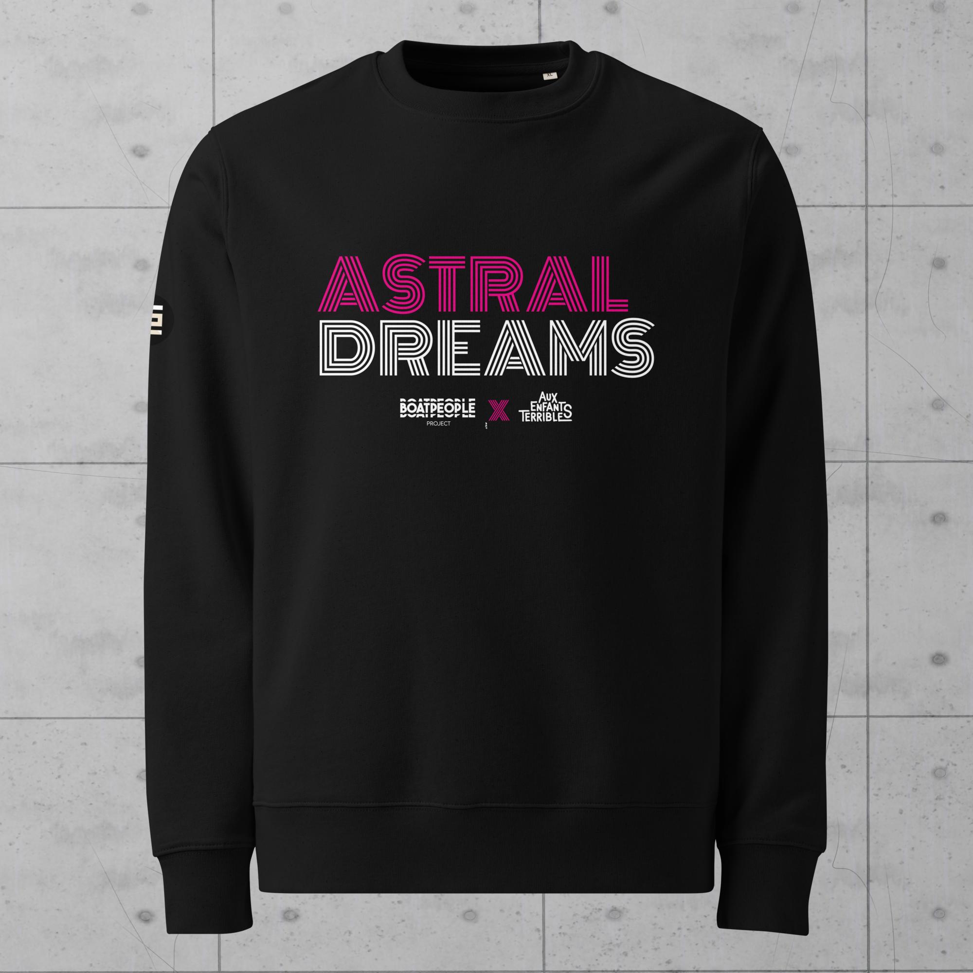 Sweatshirt Astral Dreams BoatPeople Black