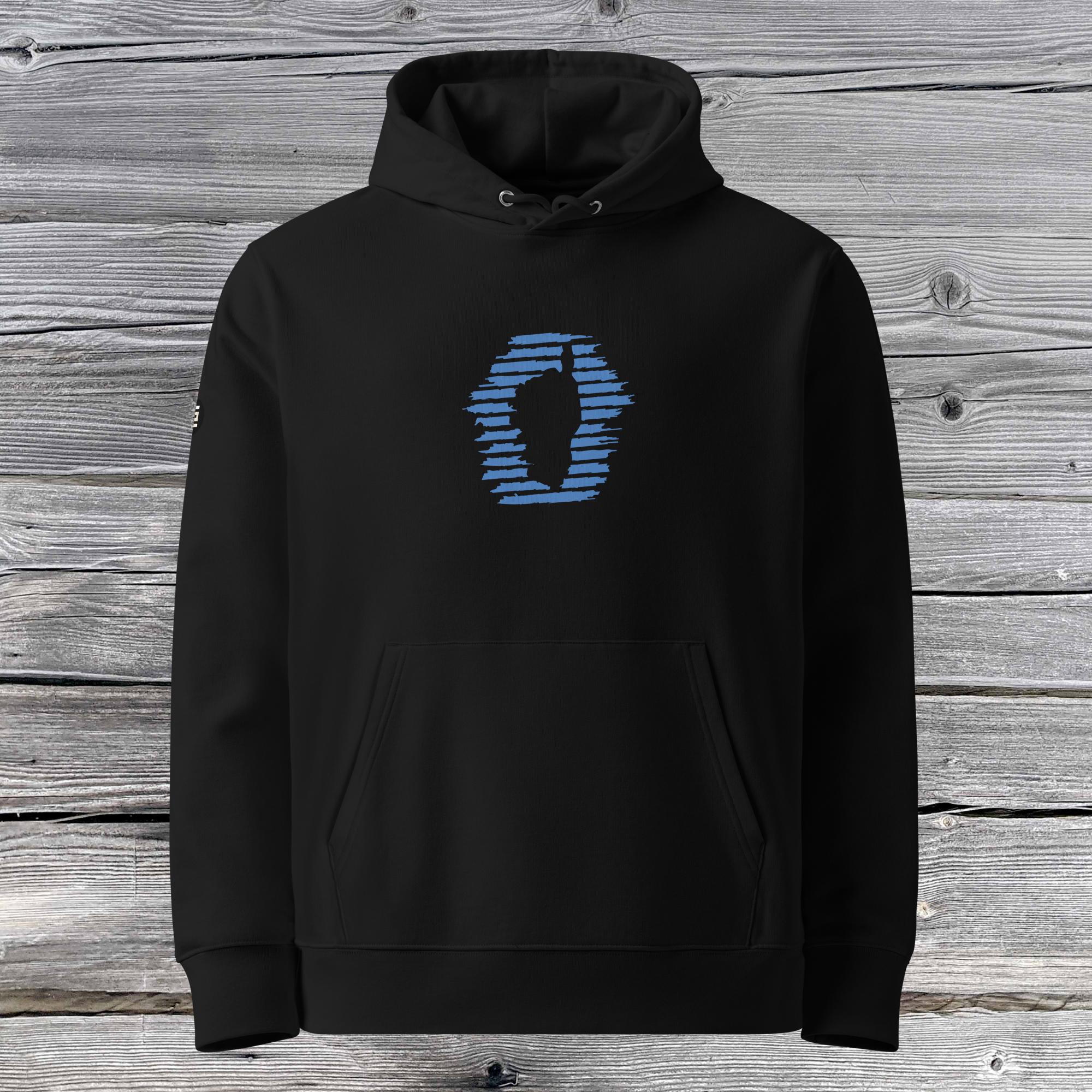 Sweat à capuche Macchia Corse BL & Blue