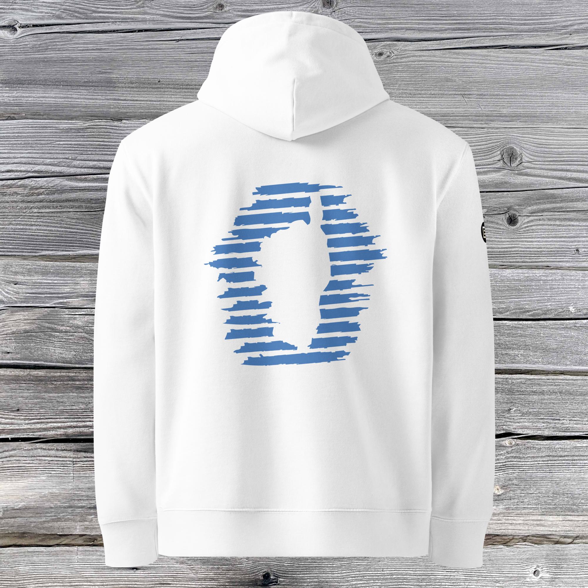 Sweat à capuche Macchia Corse W & Blue – Image 3