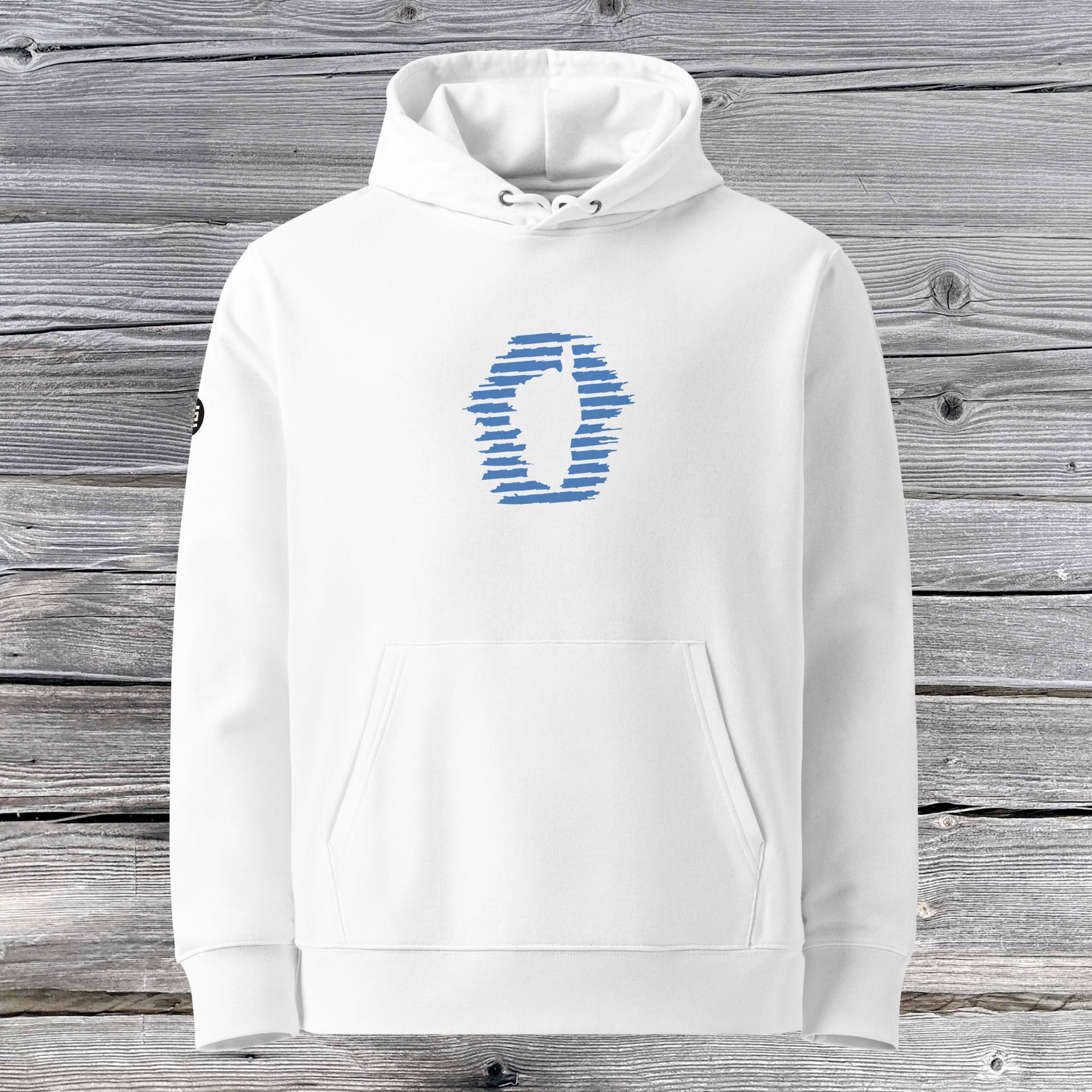 Sweat à capuche Macchia Corse W & Blue
